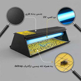 دستگاه حشره کش برقی با تله چسبی deltrap مدل سقفی فلزی SF۲۶۰